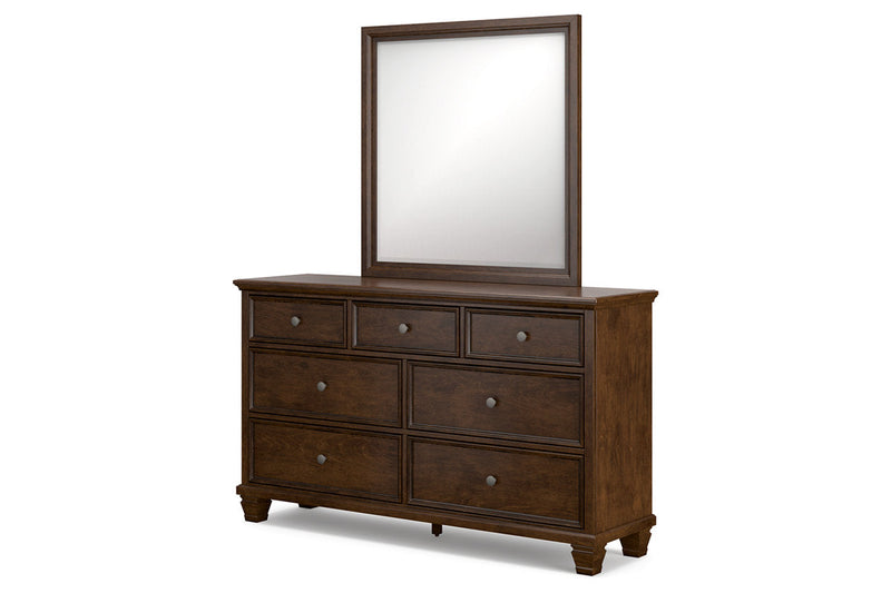 Danabrin Brown Dresser and Mirror -  Ashley - Lara Furniture