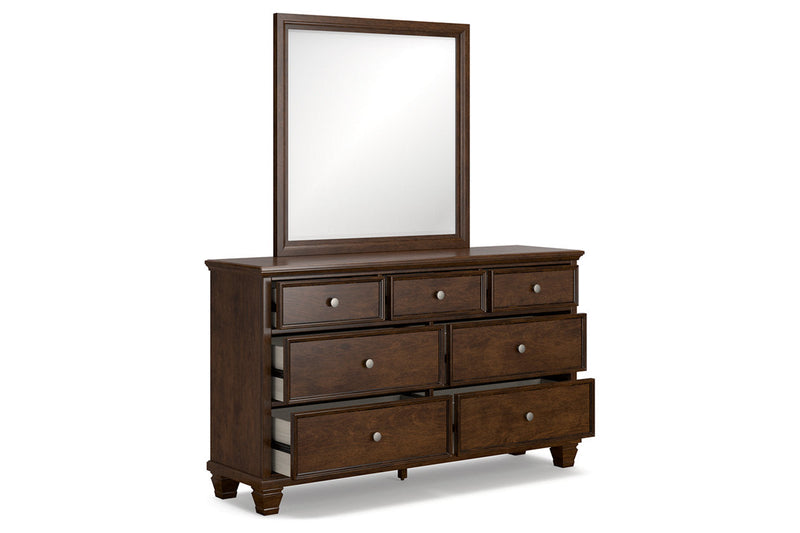 Danabrin Brown Dresser and Mirror -  Ashley - Lara Furniture