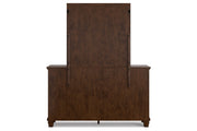 Danabrin Brown Dresser and Mirror -  Ashley - Lara Furniture