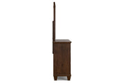 Danabrin Brown Dresser and Mirror -  Ashley - Lara Furniture