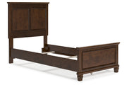 Danabrin Brown Twin Panel Bed -  Ashley - Lara Furniture