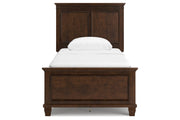 Danabrin Brown Twin Panel Bed -  Ashley - Lara Furniture