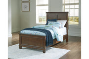 Danabrin Brown Twin Panel Bed -  Ashley - Lara Furniture