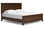 Danabrin Brown California King Panel Bed -  Ashley - Lara Furniture
