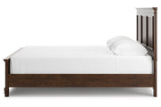 Danabrin Brown California King Panel Bed -  Ashley - Lara Furniture