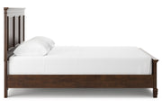 Danabrin Brown California King Panel Bed -  Ashley - Lara Furniture
