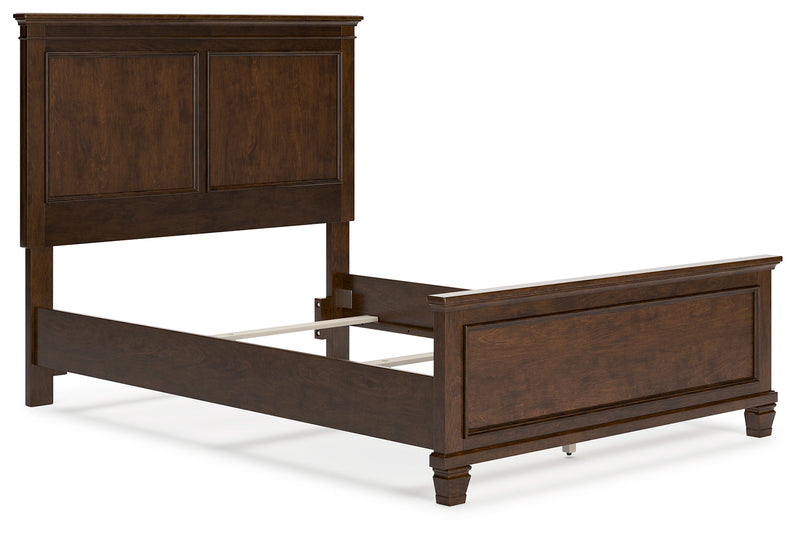Danabrin Brown Full Panel Bed with Mirrored Dresser from Ashley - Lara Furniture
