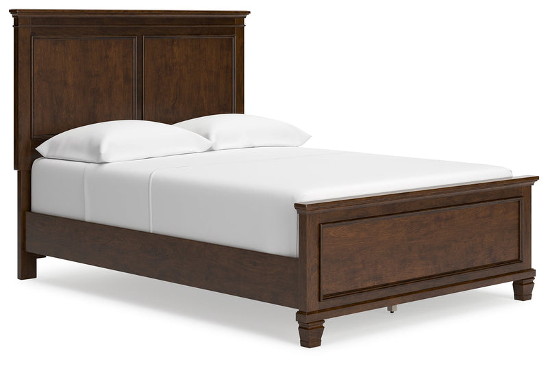 Danabrin Brown Full Panel Bed with Mirrored Dresser from Ashley - Lara Furniture