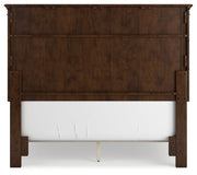 Danabrin Brown Full Panel Bed with Mirrored Dresser from Ashley - Lara Furniture