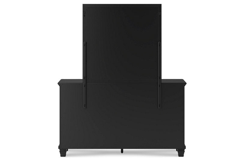 Lanolee Black Dresser and Mirror -  Ashley - Lara Furniture