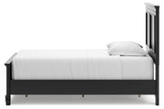 Lanolee Black Twin Panel Bed -  Ashley - Lara Furniture