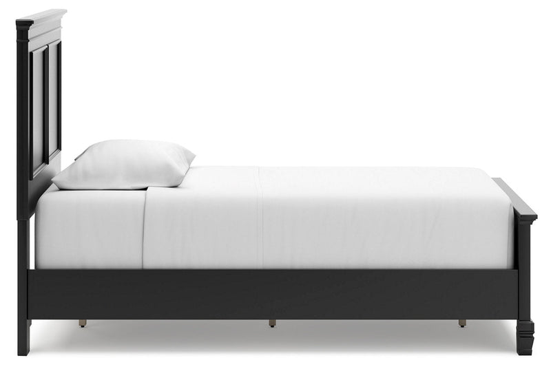 Lanolee Black Twin Panel Bed -  Ashley - Lara Furniture