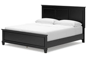 Lanolee Black California King Panel Bed -  Ashley - Lara Furniture