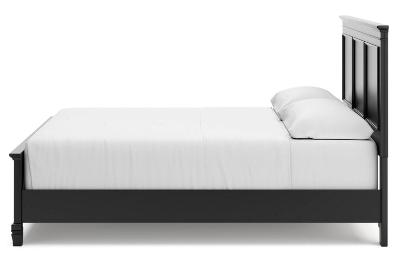 Lanolee Black California King Panel Bed -  Ashley - Lara Furniture