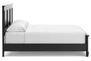 Lanolee Black California King Panel Bed -  Ashley - Lara Furniture