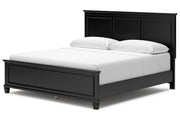 Lanolee Black King Panel Bed -  Ashley - Lara Furniture