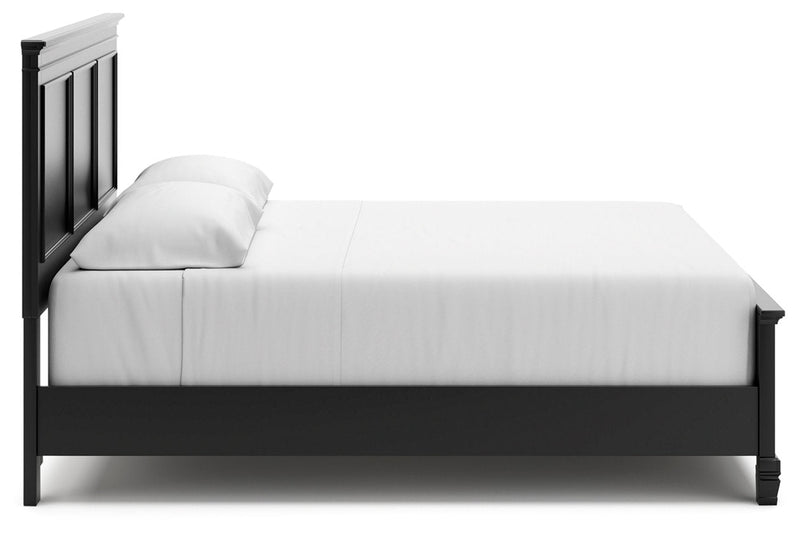 Lanolee Black King Panel Bed -  Ashley - Lara Furniture