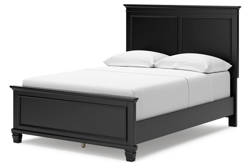 Lanolee Black Full Panel Bed -  Ashley - Lara Furniture