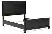 Lanolee Black Full Panel Bed -  Ashley - Lara Furniture