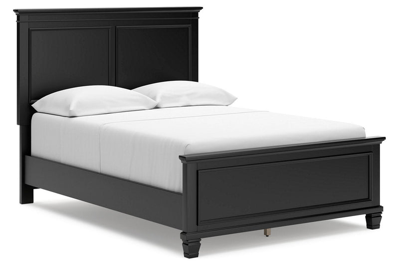 Lanolee Black Full Panel Bed -  Ashley - Lara Furniture