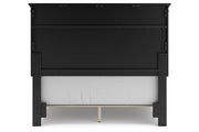 Lanolee Black Full Panel Bed -  Ashley - Lara Furniture