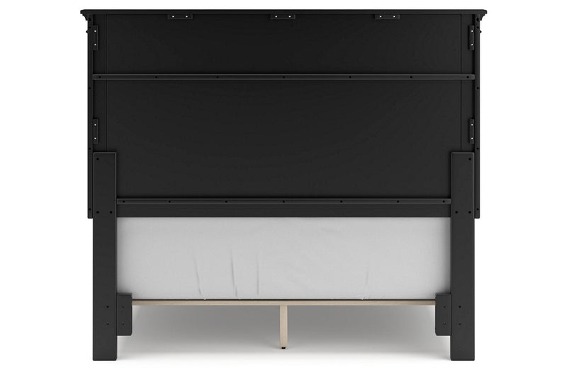 Lanolee Black Full Panel Bed -  Ashley - Lara Furniture