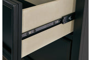 Lanolee Black Dresser and Mirror -  Ashley - Lara Furniture