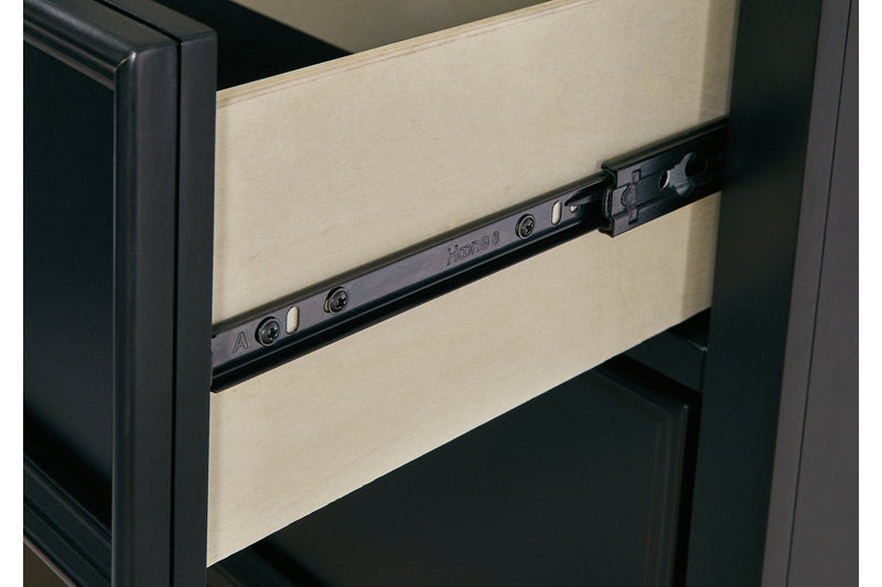 Lanolee Black Dresser and Mirror -  Ashley - Lara Furniture