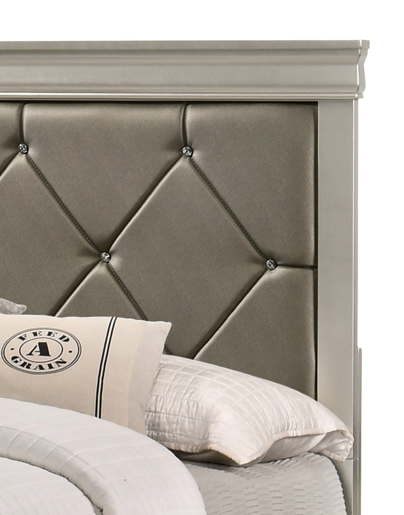 Amalia Silver Panel Youth Bedroom Set - Lara Furniture