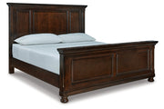 Porter Rustic Brown California King Panel Bed -  Ashley - Lara Furniture