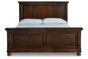 Porter Rustic Brown California King Panel Bed -  Ashley - Lara Furniture