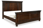 Porter Rustic Brown California King Panel Bed -  Ashley - Lara Furniture