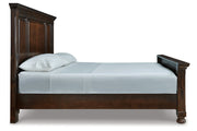 Porter Rustic Brown California King Panel Bed -  Ashley - Lara Furniture