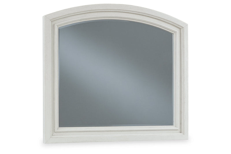 Robbinsdale Antique White Dresser and Mirror -  Ashley - Lara Furniture