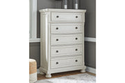 Robbinsdale Antique White Sleigh Bedroom Set from Ashley - Lara Furniture
