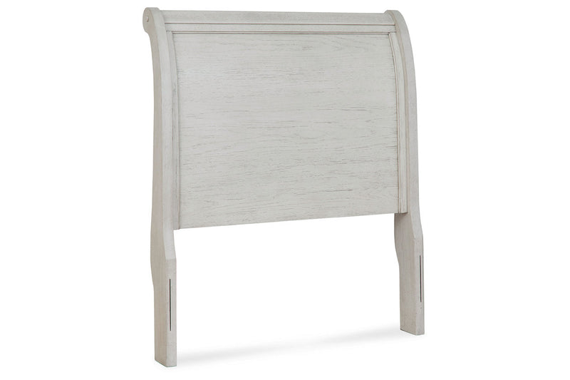 Robbinsdale Antique White Sleigh Storage Bedroom Set from Ashley - Lara Furniture