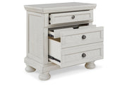 Robbinsdale Antique White Sleigh Bedroom Set from Ashley - Lara Furniture