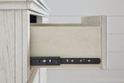 Robbinsdale Antique White Dresser and Mirror -  Ashley - Lara Furniture
