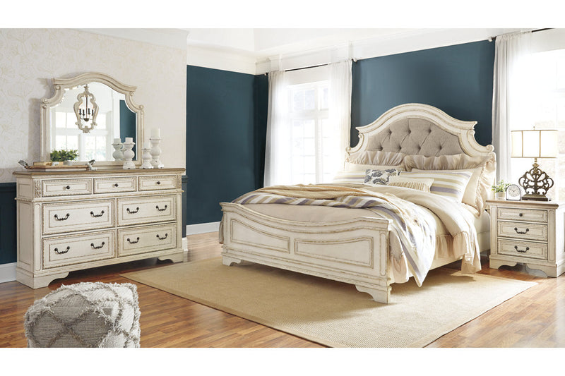Realyn Two-tone Dresser and Mirror -  Ashley - Lara Furniture