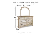 Realyn Two-tone Dresser and Mirror from Ashley - Lara Furniture