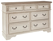 Realyn Chipped White Footboard Storage Platform Bedroom Set from Ashley - Lara Furniture