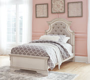 Realyn Two-tone Twin Bed, Dresser and Mirror from Ashley - Lara Furniture