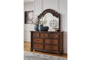 Lavinton Brown Dresser and Mirror -  Ashley - Lara Furniture