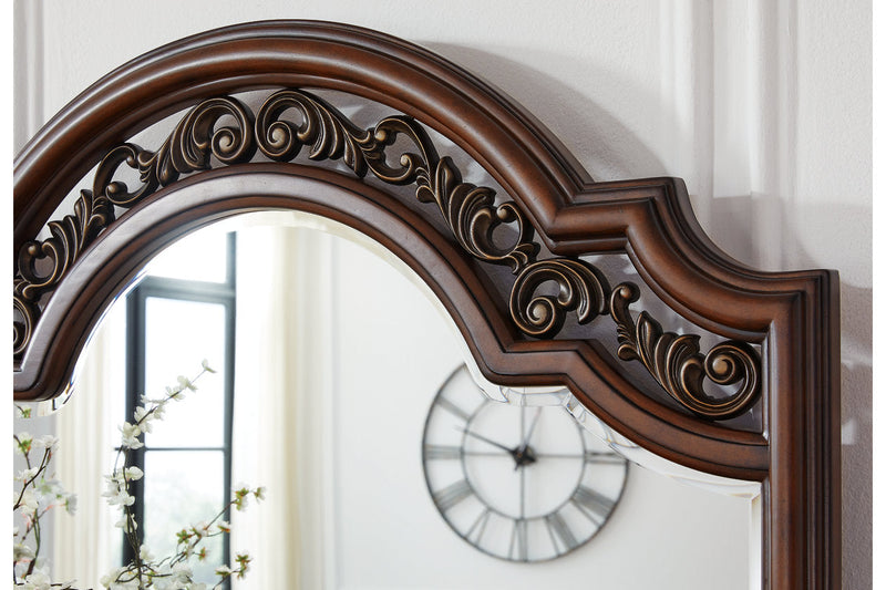 Lavinton Brown Dresser and Mirror -  Ashley - Lara Furniture