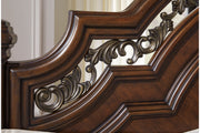 Lavinton Brown California King Poster Bed -  Ashley - Lara Furniture