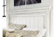 Kanwyn Whitewash California King Panel Bed -  Ashley - Lara Furniture