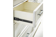 Kanwyn Whitewash Dresser and Mirror -  Ashley - Lara Furniture