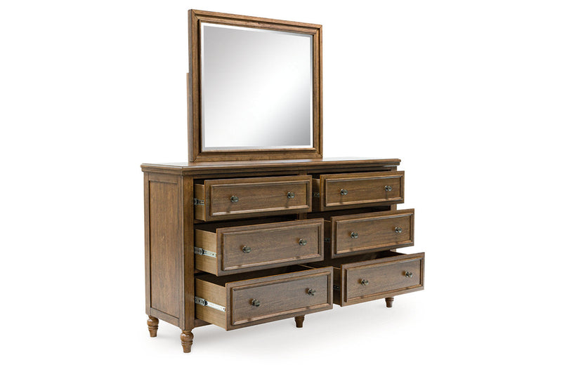 Sturlayne Brown Dresser and Mirror -  Ashley - Lara Furniture