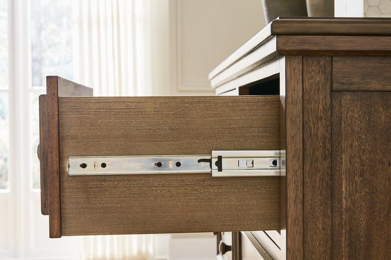 Sturlayne Brown Dresser and Mirror -  Ashley - Lara Furniture