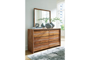 Dressonni Brown Dresser and Mirror -  Ashley - Lara Furniture